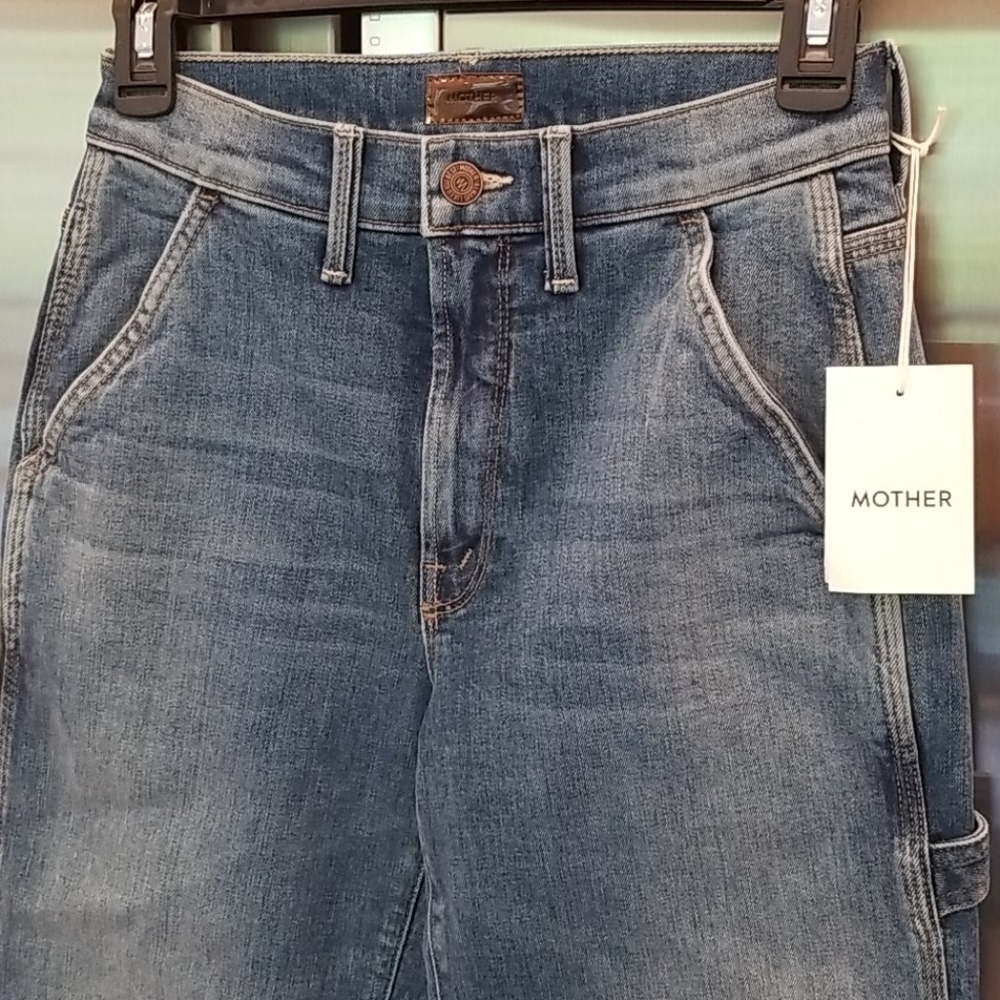 💕MOTHER💕 High Waisted Utility Jeans ~ So Long - Picture 13 of 16
